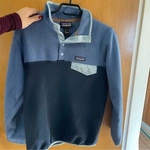 Blue Patagonia Fleece Pullover